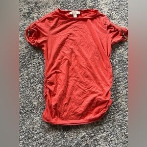 Size small orange and gold Michael Kor top